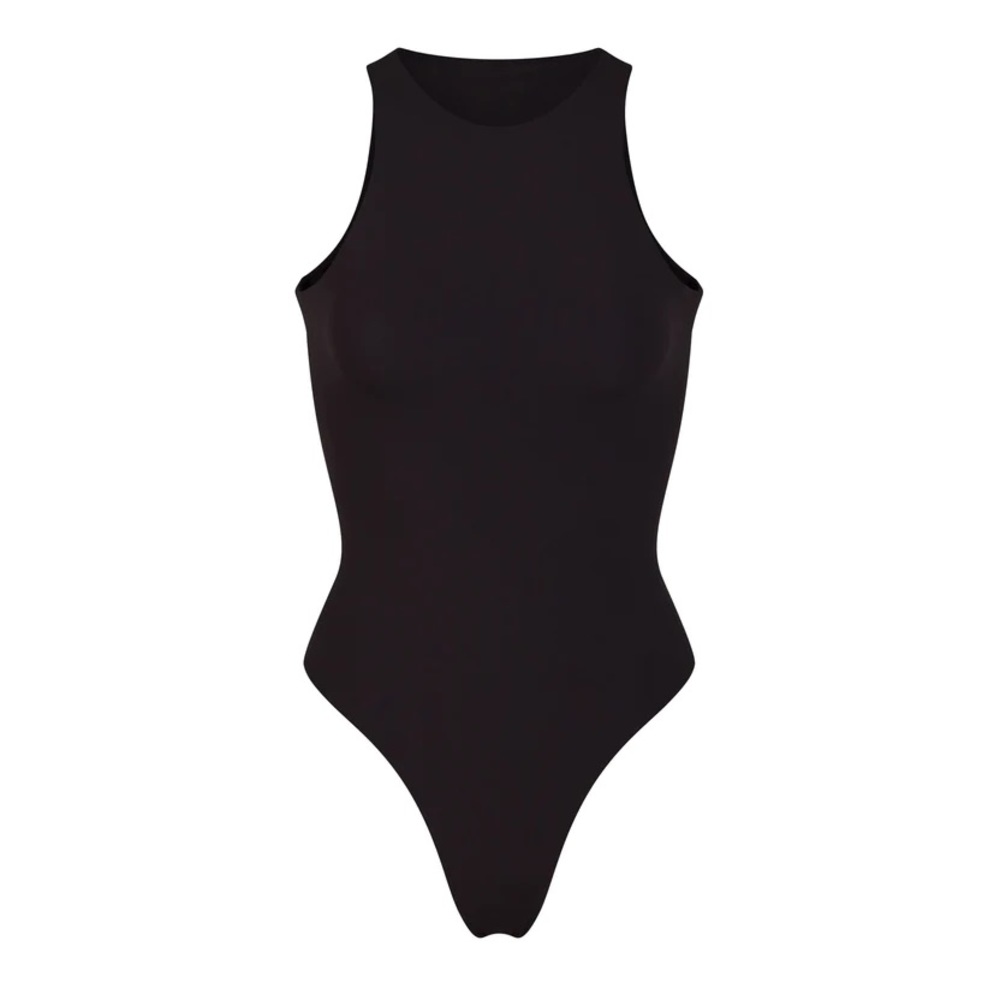 🖤 SKIMS Fits Everybody High Neck Bodysuit Onyx Size Large